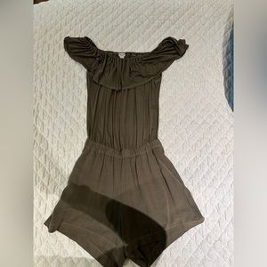 Splendid Olive Romper